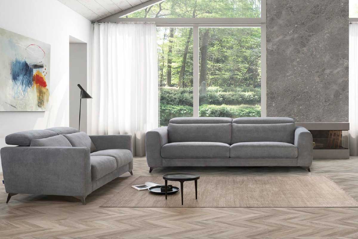 Sofá L14, mueble tapizado