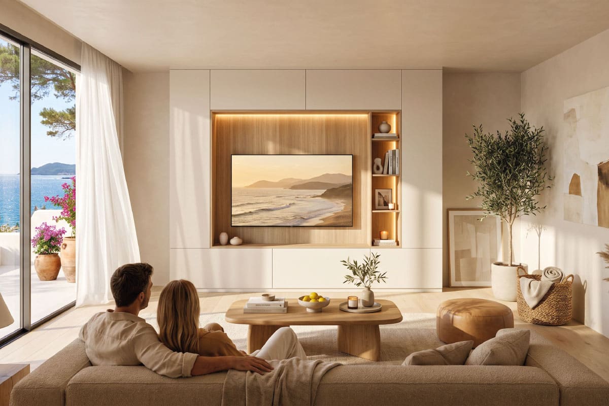 Mueble compacto de televisión, K1