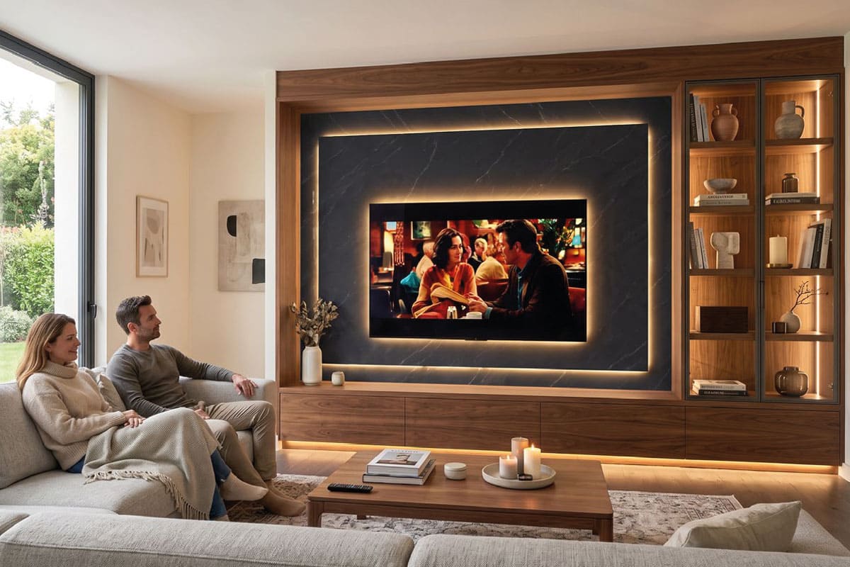 Mueble compacto de televisión, K10